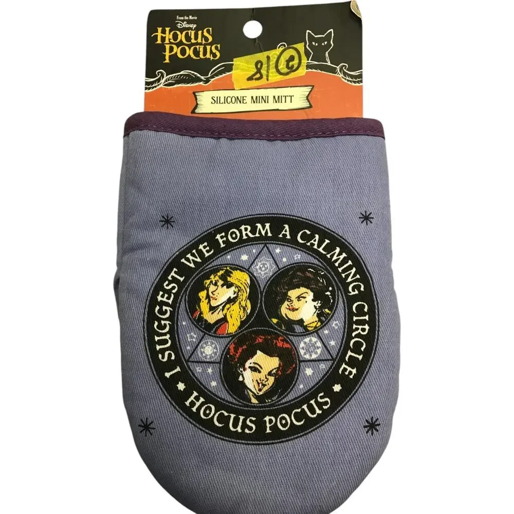 Hocus Pocus Silicon Mini Oven Mitt I Suggest We Form A Calming Circle NEW